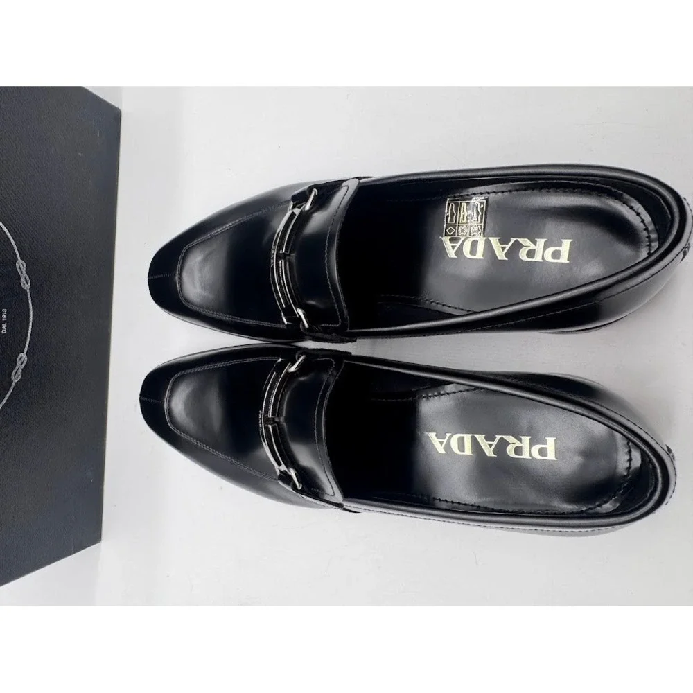 Prada spazzolato leather